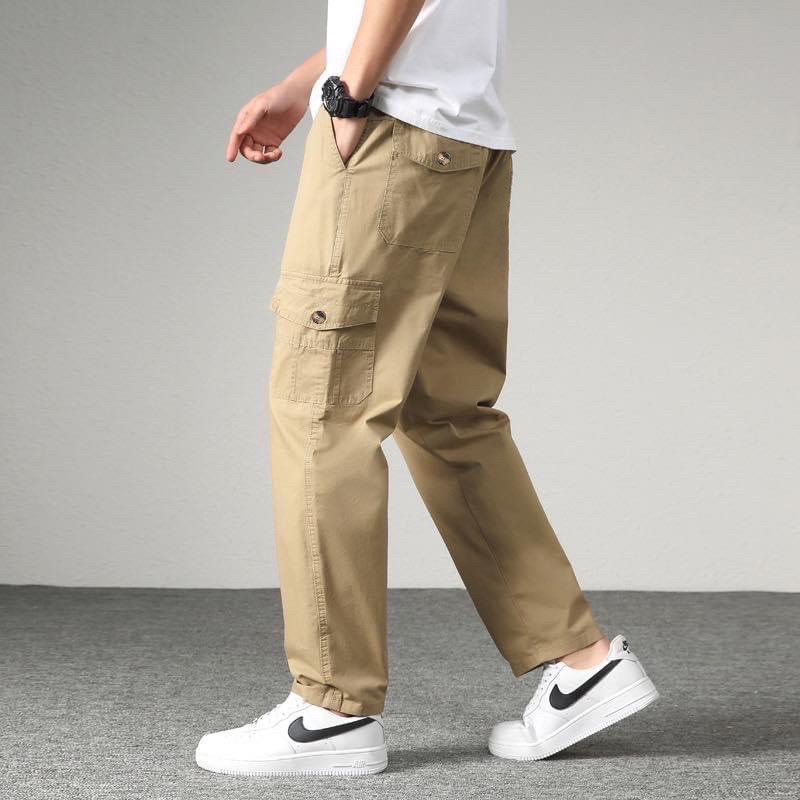 กางเกงขายาวยางยืด รุ่น 8535 แบบใหม่ล่าสุด BIG SIZE 28-44นิ้ว ผ้าcotton