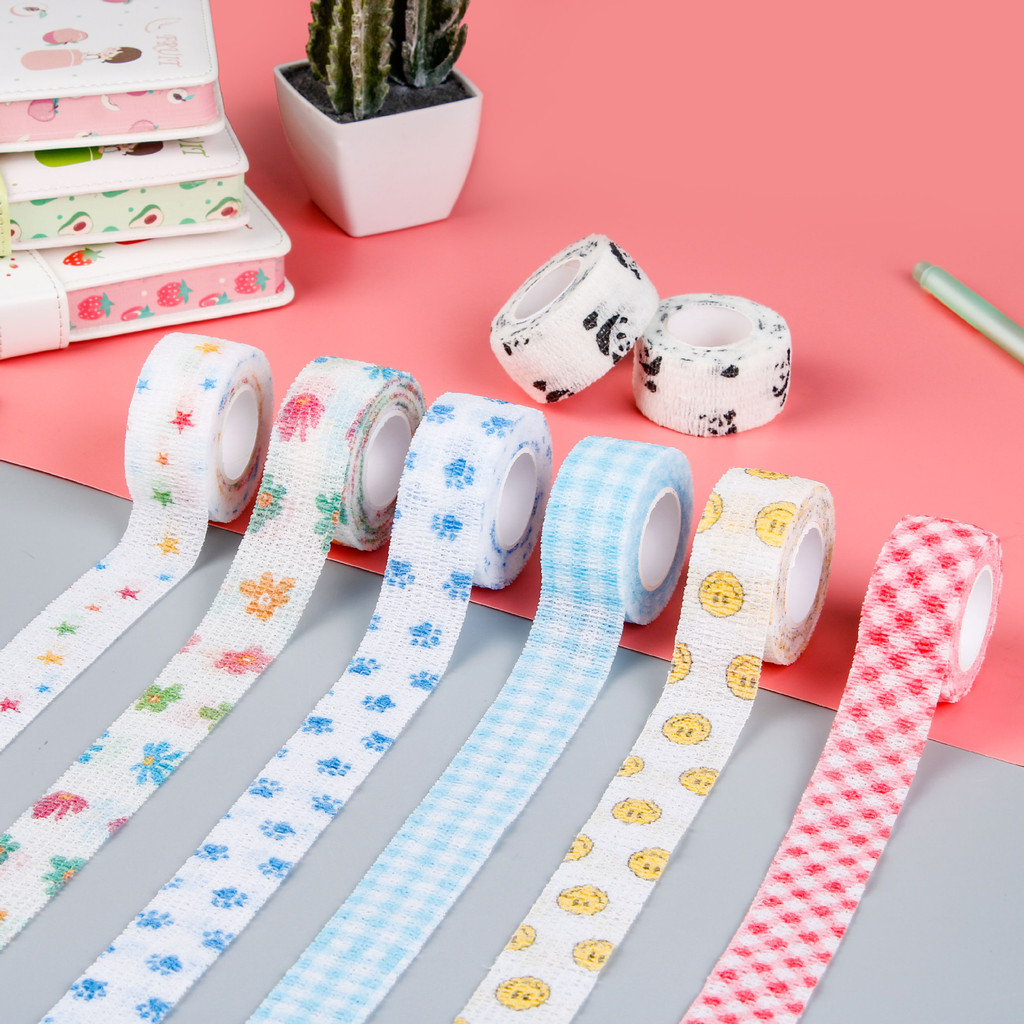Finger Protection Bandage Printing Craft Student Finger Bandage Cartoon Anti-Callus Self-Adhesive Ba