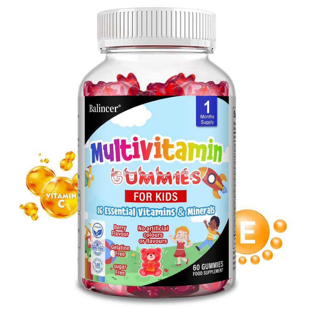 Balincer Kids Multivitamin Gummies - เพิ่มภูมิคุ้มกัน ส่งเสริมการเผาผลาญ และรองรับการเจริญเติบโตเพื่อสุขภาพในเด็ก