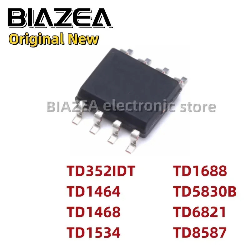 5pcs TD1464 TD1468 TD1534 TD1688 TD5830B TD6821 TD8587 SOP8 ชิป ic