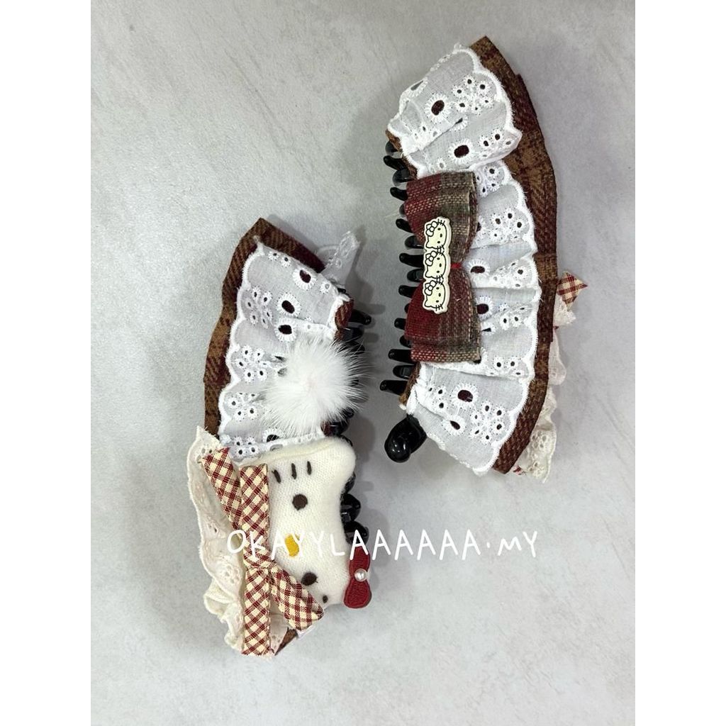 J18 超大Kitty/กล้วย夹 Banana Clip/ Twist Clip