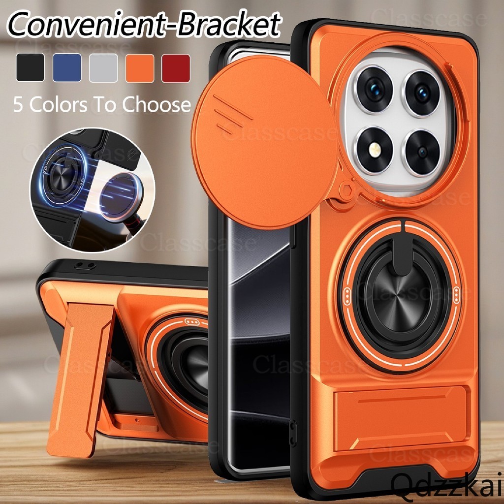 ปลอก Redmi Note 15 Pro Plus 15Pro 15ProPlus 15Pro + Note15 Pro + Note15Pro เคสโทรศัพท์หมุนได้แหวนแม่