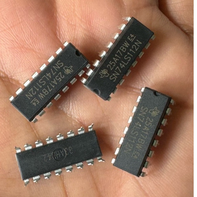 ส่งเร็วในวัน 74LS112 HD74LS112P SN74LS112N DIP-16 Dual Jk Negative Edge-Triggered FLIP-Flop