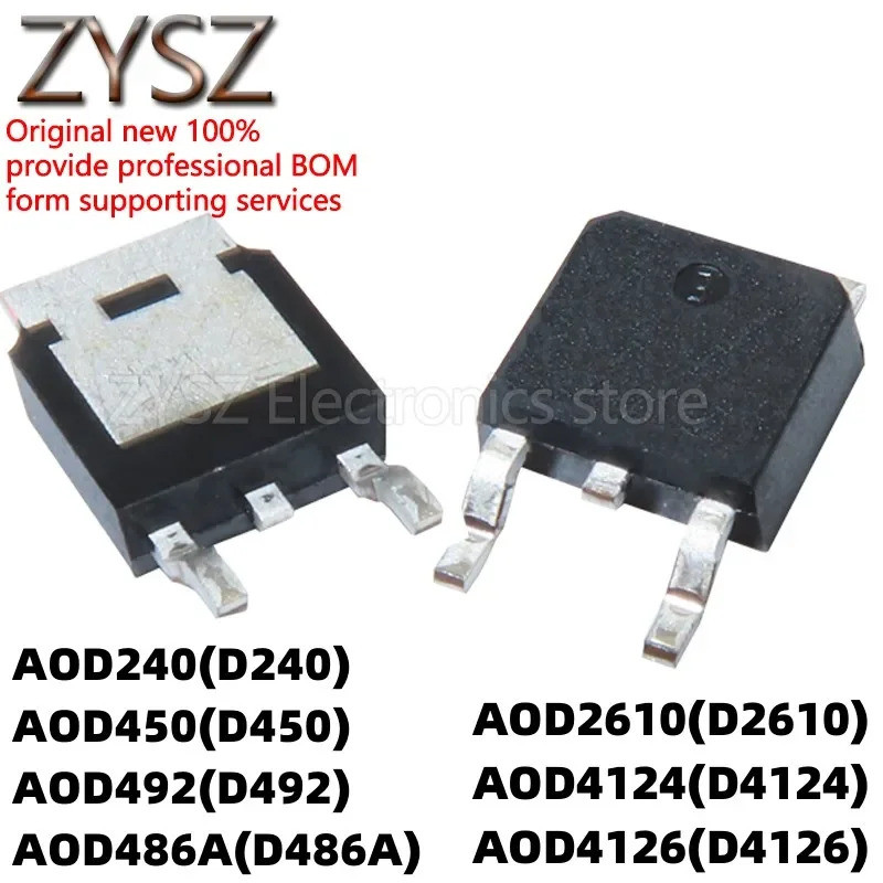 5PCS AOD486A D486A D492 D450 D2610 D240 D4124 D4126 TO252 ชิป ic