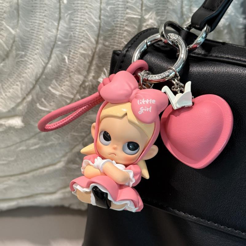 Pop Mart zsiga พวงกุญแจรถน่ารักพรีเมี่ยมกระเป๋าจี้คู่การ์ตูนกระเป๋าจี้ของขวัญหญิง G