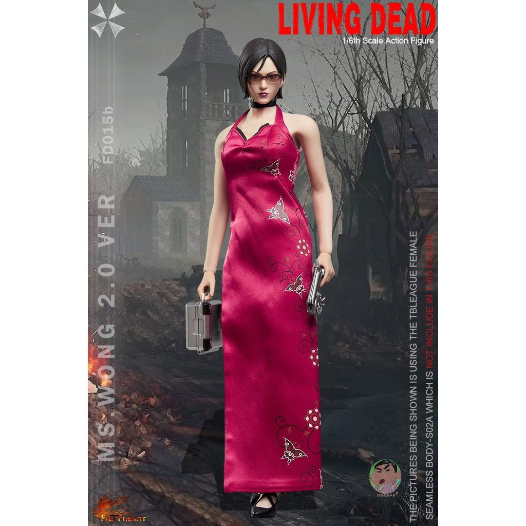( ⭕ PRE-ORDER)Hot Heart 1/6 FD015 Resident Evil Ada Wong Zombie Killer Female Spy Ms.Wong 2.0 Action
