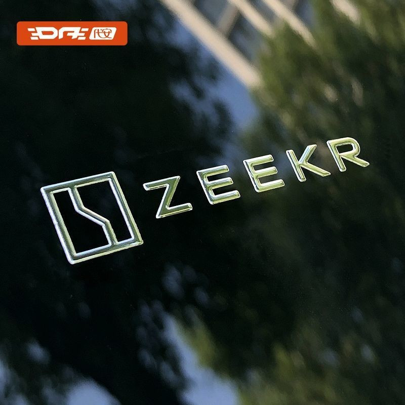 เหมาะสําหรับ ZEEKR 001 ZEEKR 7X สติกเกอร์รถ ZEEKR 007 ZEEKR 009 X โลหะรถสติกเกอร์ zeekr 7x รถสติกเกอ