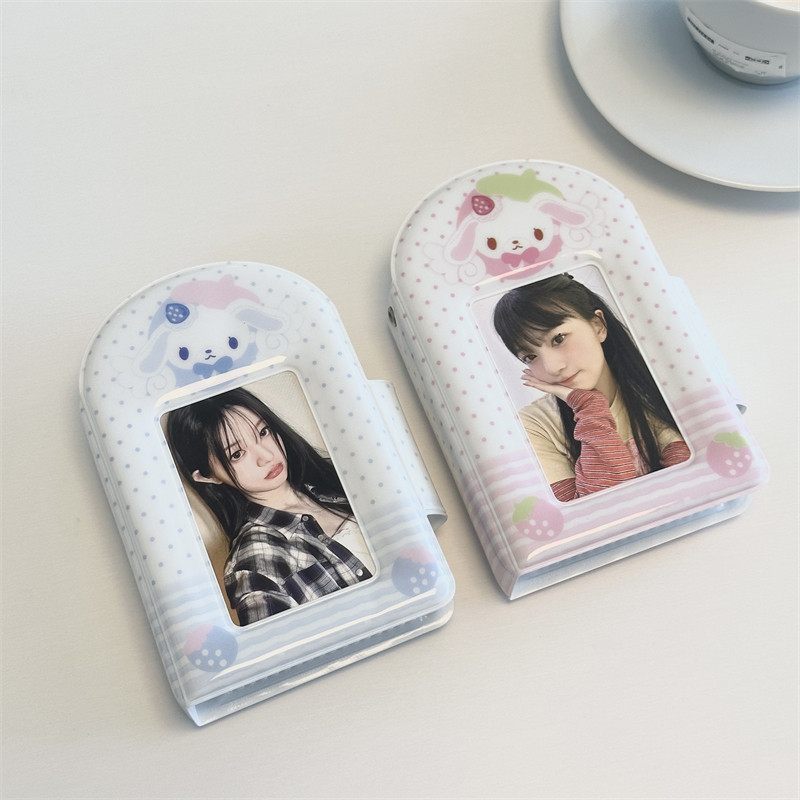 ต้นฉบับ อิน สไตล์สตรอเบอร์รี่ขนมกระต่าย ยี่กงเกอ การ์ดหนังสือ 10 ซม. อัลบั้มรูปโพลารอยด์ ความช่วยเหลือ การ์ดรูปถ่ายกระเป๋าหนังสือเก็