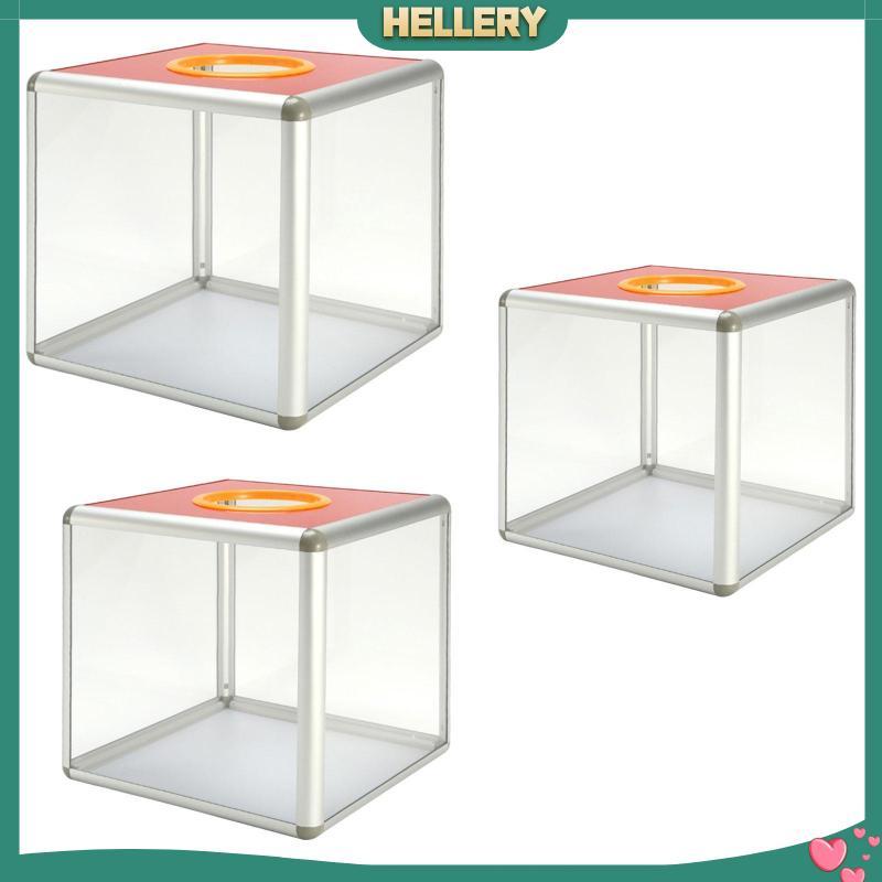 [HelleryPH] Raffle Box Portable Multi-scenario Transparent Lottery Box Feedback Case Ticket