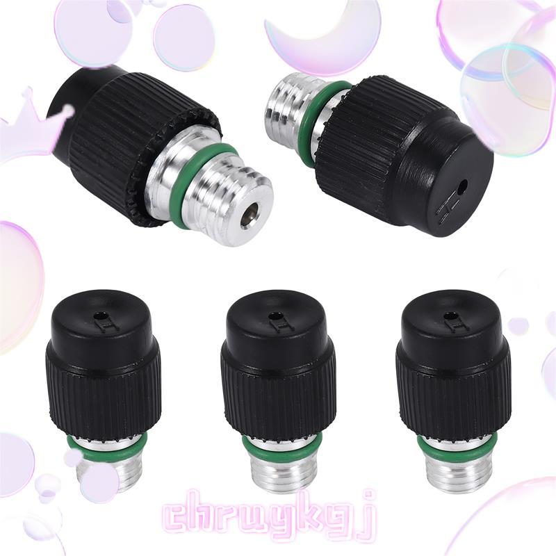 (5 นับ) M12x1.5 ชาย High Side A/C Charge Port Valve ประกอบด้วย Caps สําหรับ MT0105,800-955, 59946, 5