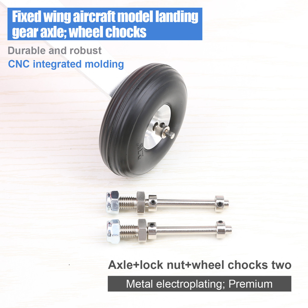 รุ่นเครื่องบินอุปกรณ์เสริม FIXED-wing ล้อเพลาล้อ Chock M5 M6 M8 Landing Gear ล้อ FIXED Nut Slack Nut