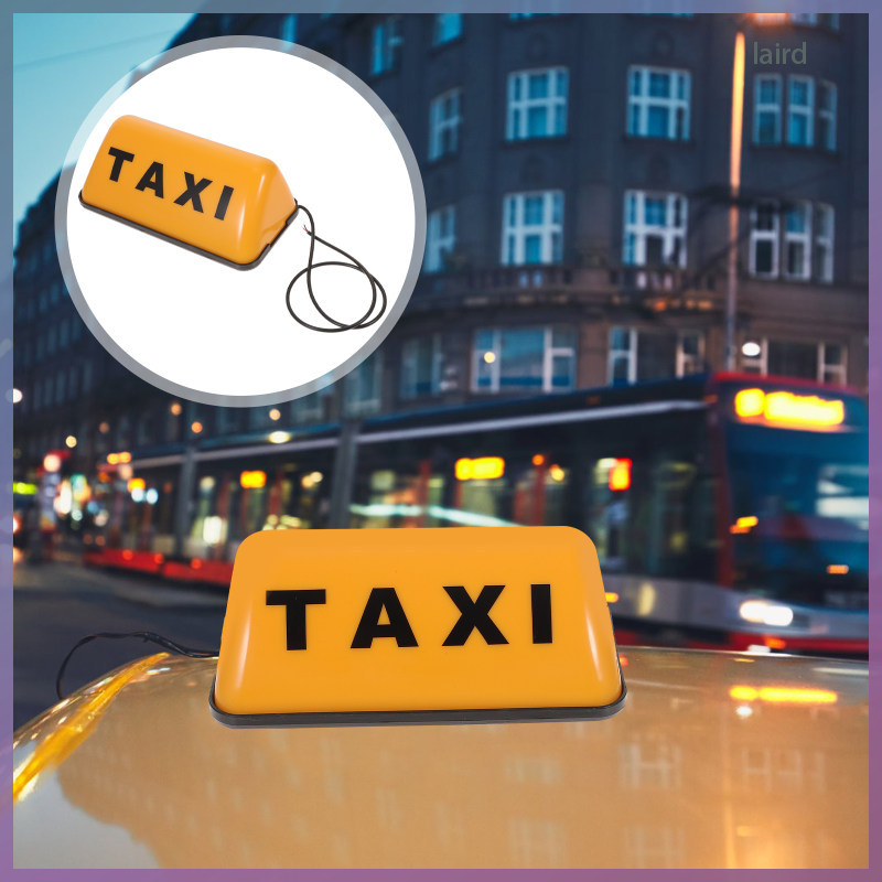 Taxi Roof Illuminated Sign 12v Taxi Sign Cab Light Taxi Sign โคมไฟตกแต่ง laird