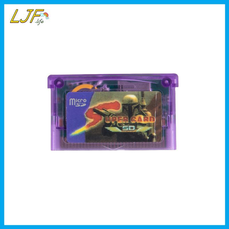 รุ่น LJF รองรับการ์ด TF สําหรับ GameBoy Advance ตลับหมึกเกมสําหรับ GBA/GBM/IDS/NDS