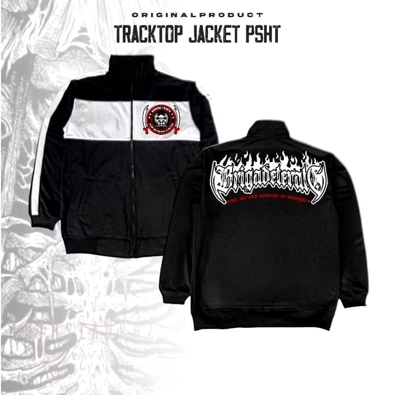 PSHT BRIGADE TERATE TRACKTOP JACKET - เสื้อแจ็คเก็ต PSHT TRACTOP ใหม่ล่าสุด - PSHT EMBROIDERED SCREE