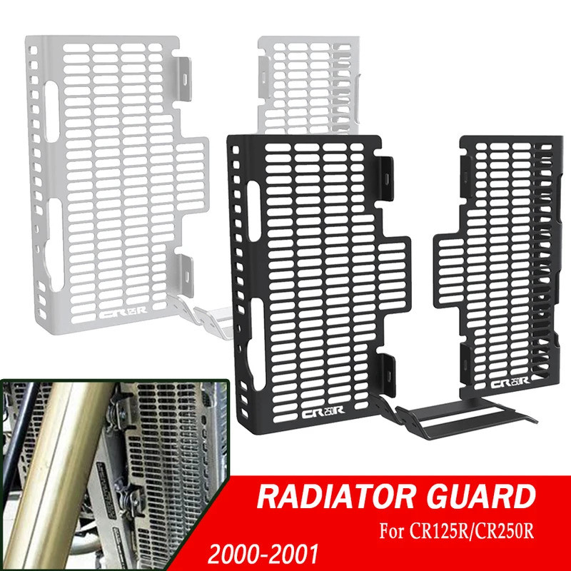 รถจักรยานยนต์สําหรับ Honda CR250R CR 250R CR125R ตะแกรงหม้อน้ํา Guard R 125R 2000-2001 R 250R 125R P