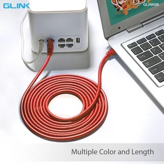 GLINK (GLINK06) สายแลน LAN CAT6 (ภายใน) สายสำเร็จ Gigabit 1000M UTP Cable 2/3/5/10/15/20 เมตร