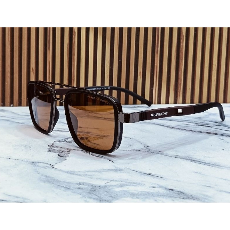 , PORCCHE 8264 POLARIZED LENS FASHION GLASSES สําหรับผู้ชายและผู้หญิง UNISEX แก้วสไตล์