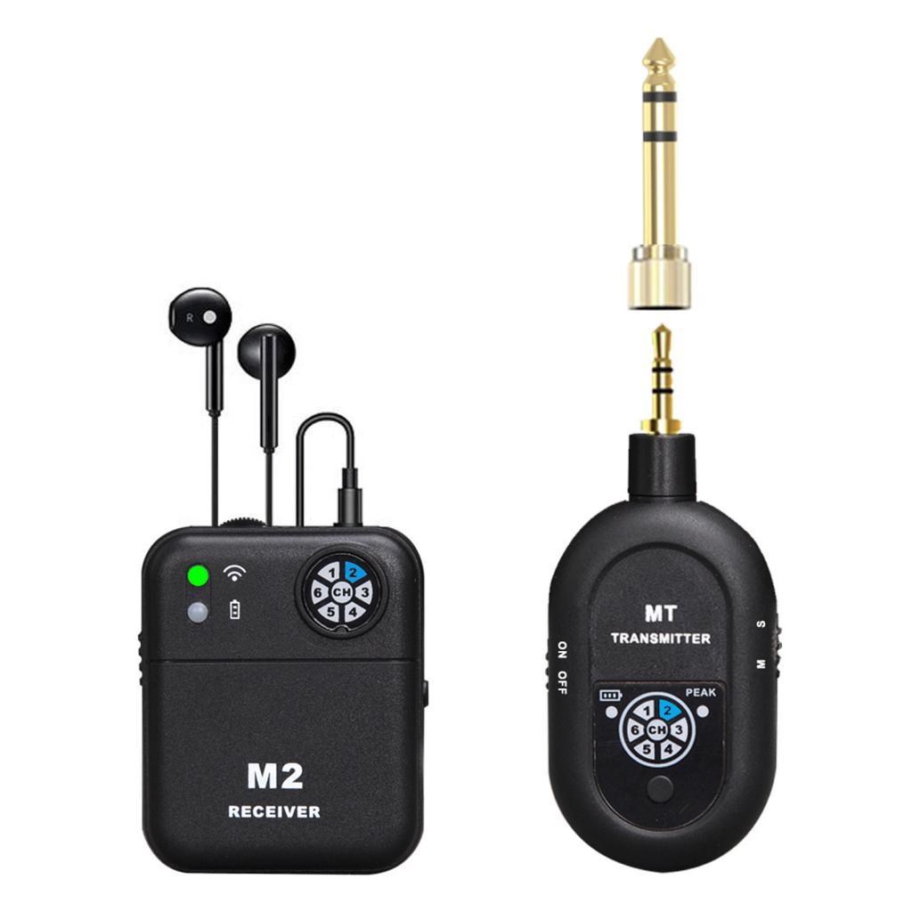 Granty 2.4G ระบบตรวจสอบอินเอียร์ไร้สาย Latency ต่ําพิเศษ 10.8ms การตรวจสอบแบบเรียลไทม์ 6 ช่องอิสระ