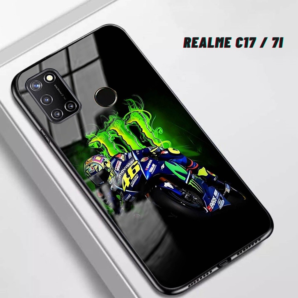 HP Softcase Glass Realme 7i/C17 - เคสโทรศัพท์ป้องกันสําหรับ Realme 7i/C17 - [ A83].