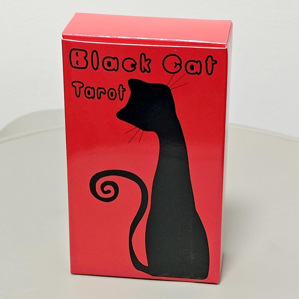 Black Cat Tarot Shadowy Cat Deck Feline Deck 78 ชิ้นไพ่ทาโรต์ตามไรเดอร์บริกรระบบสําหรับผู้เริ่มต้น ราคา ถูกที่สุด ดีลบีเคเค