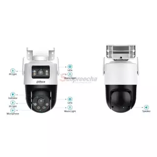 DH-P3D-3F-PV / Dahua กล้องวงจรปิด 3+3MP (Lens 2.8mm+6mm) (WiFi) Smart Dual Light Pan &amp; Tilt