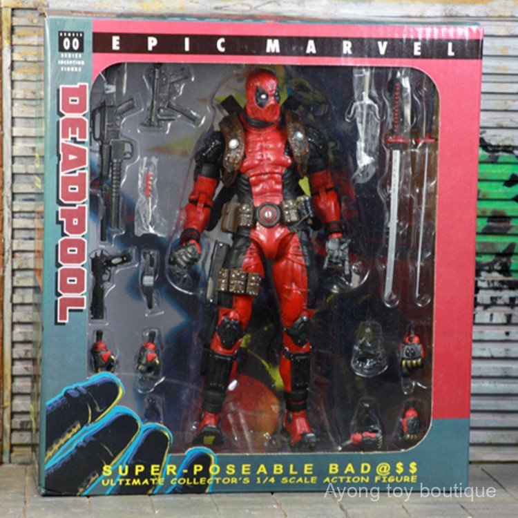 [จัดส่งในวันเดียวกัน] NECA Marvel Avengers X-Men Deadpool DP 27cm Action Figure Figure Model BTJY