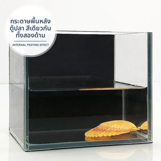 ฟิล์มติดกระจกแบบไม่มีรอยต่อ สติ๊กเกอร์พื้นหลังตู้ปลาสีดำทั้งหมด ไม่เกิดไฟฟ้าสถิต ไม่ต้องใช้กาว
