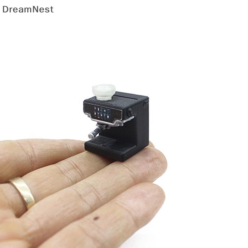 [DreamNest] 1:12 Scale Miniature Dollhouse Coffee Machine Accessories Dollhouse Miniature Coffee Mac