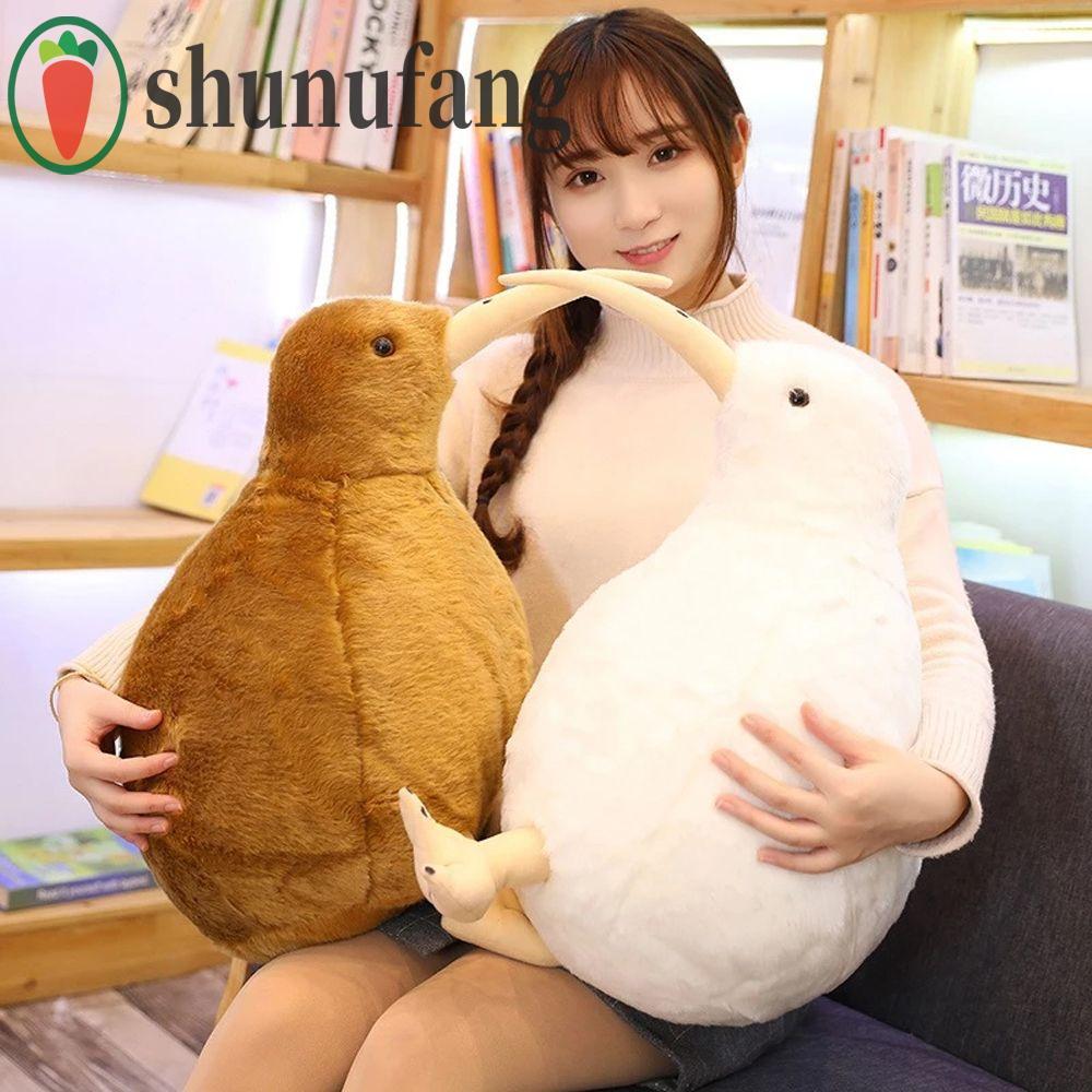 UNUF Kiwi Bird Plush ของเล่นคริสต์มาสน่ารักเหมือนจริง Kiwi Bird หมอนการ์ตูน 20/30/50 ซม.ตุ๊กตาเด็ก B