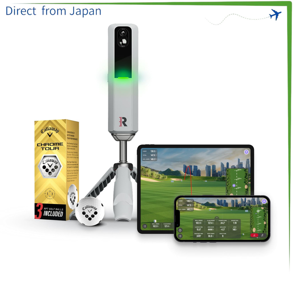 【Direct from Japan】 Rapsodo MLM2PRO เครื่องวัดวิถีลูกกอล์ฟอัจฉริยะ จำลองสนาม ซ้อมวงสวิงพร้อมระบบวิเค