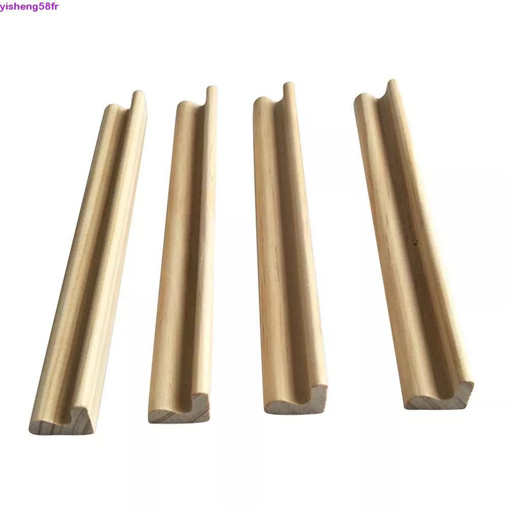 YISHENG Wood Domino Racks Adult Domino Games 4 Racks Mahjong Chickenfoot Domino Trays Holders