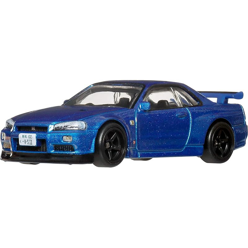 Hot Wheels Car Culture Timeless Icons Nissan Skyline GT-R V-Spec II (BNR34) Vehicle Toy Miniature Ca