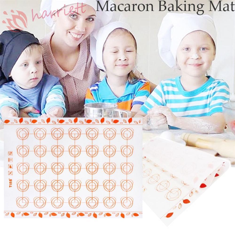 HARRIETT แผ่นแป้งกลิ้งคุกกี้เตาอบทนความร้อน Home Kitchen Pastry Sheet