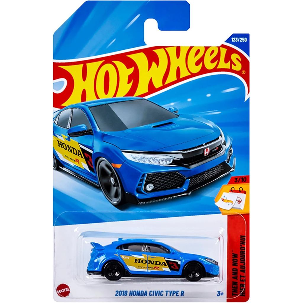 Hot Wheels No.123 Then And Now 2018 Honda Civic Type R JFN81