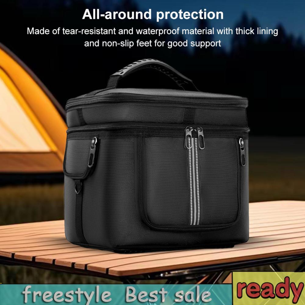 แบบพกพาสถานีไฟฟ้ากระเป๋ากันน้ํากระเป๋าเดินทางกันฝุ่นหลายกระเป๋าสําหรับ Ecoflow River 2 Pro/Ecoflow R