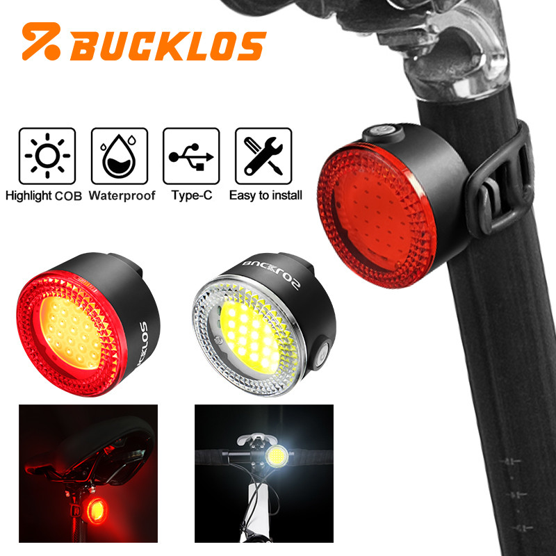 COB Bicycle Lights Rear USB Rechargeable Bicycle Warning Light MTB Front Rear Light Cycling Lamp Bic