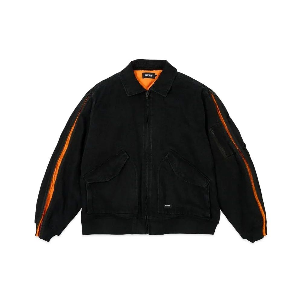 PALACE Zipped MA-1 Bomber Jacket Black Unused