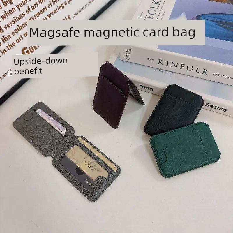 magsafe wallet wallet magsafe ตัวถือบัตรแม่เหล็ก Magsafe ความจุมาก สําหรับสมาร์ทโฟน Apple, Android, 