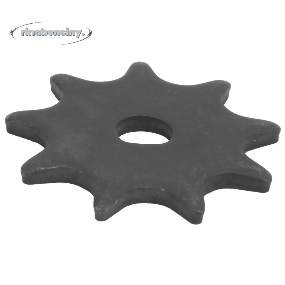 RINABONSINY ไฟฟ้าสกู๊ตเตอร์เฟือง,โลหะ 410 9T เครื่องยนต์มอเตอร์เฟือง,ทนทาน D Hole Chain Sprocket สํา
