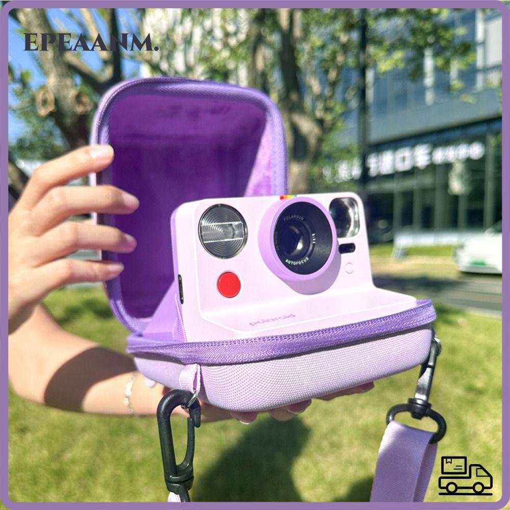 EPEAA Film Camera Carrying, Hard EVA Instant Camera Storage Bag, Professional Anti Scratch Adjustabl