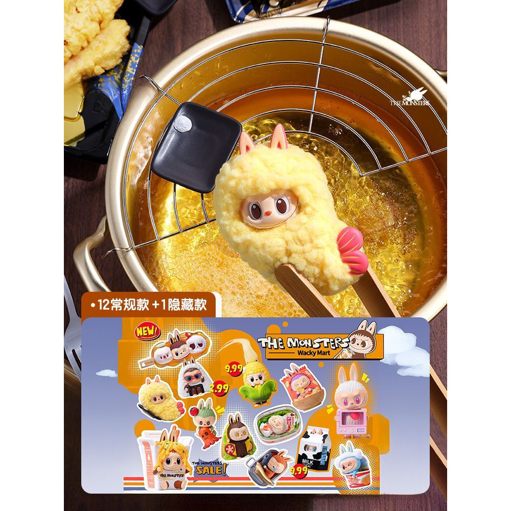 LABUBU THE MONSTERS WACKY MART Series เครื่องประดับของขวัญของเล่นกล่องปิดผนึกทํามือ