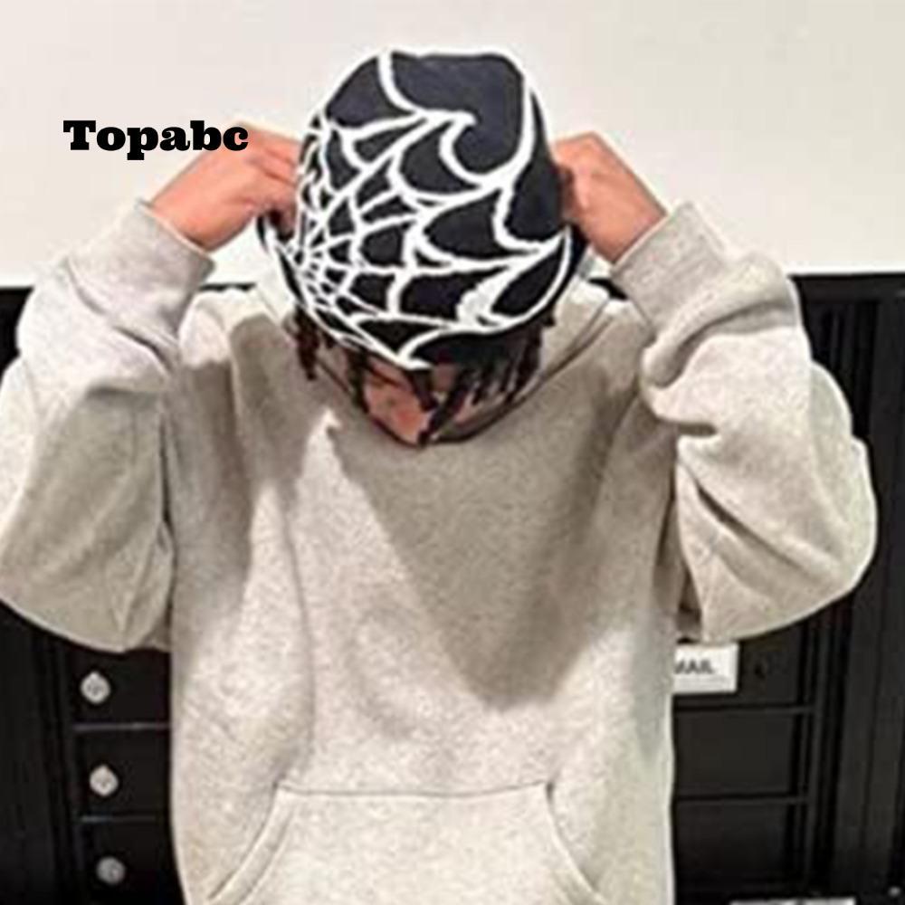 TOPABC Wool Cold Cap Y2k Ins หมวกปั่นจักรยาน