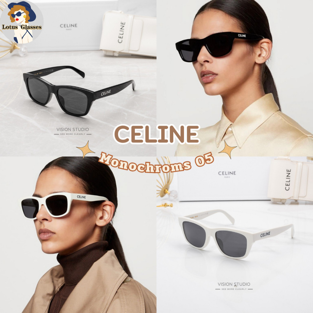 🍀แว่นกันแดด Celine Monochroms 05CL40249U ของแท้ รับประกันศูนย์ไทย