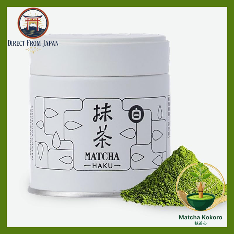 Susumuya Tea Shop Kagoshima Matcha White (HAKU) 30g High Quality Powder 100% Kagoshima Origin Nitrog