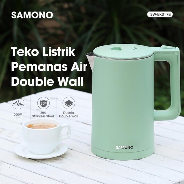 SAMONO ELECTRIC KETTLE SW-EKS17B KETTLEไฟฟ้าวัตต์ต่ํา