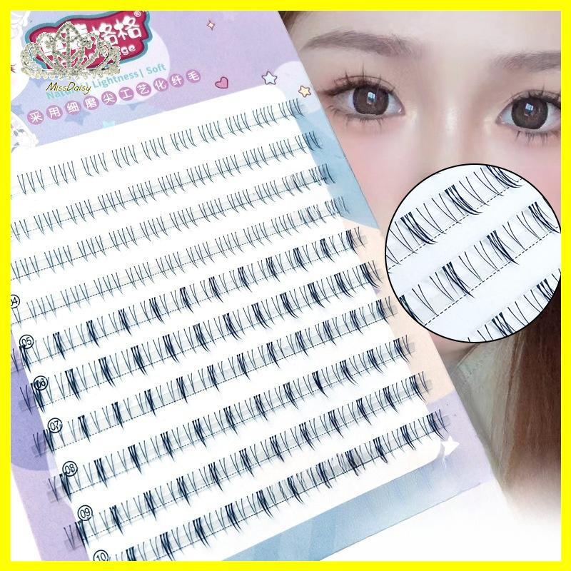 Daisy Lower Lashes ธรรมชาติ Lower Lashes Segmented Lower Lashes เดี่ยวขนตาเครื่องมือแต่งหน้าขนตา TH
