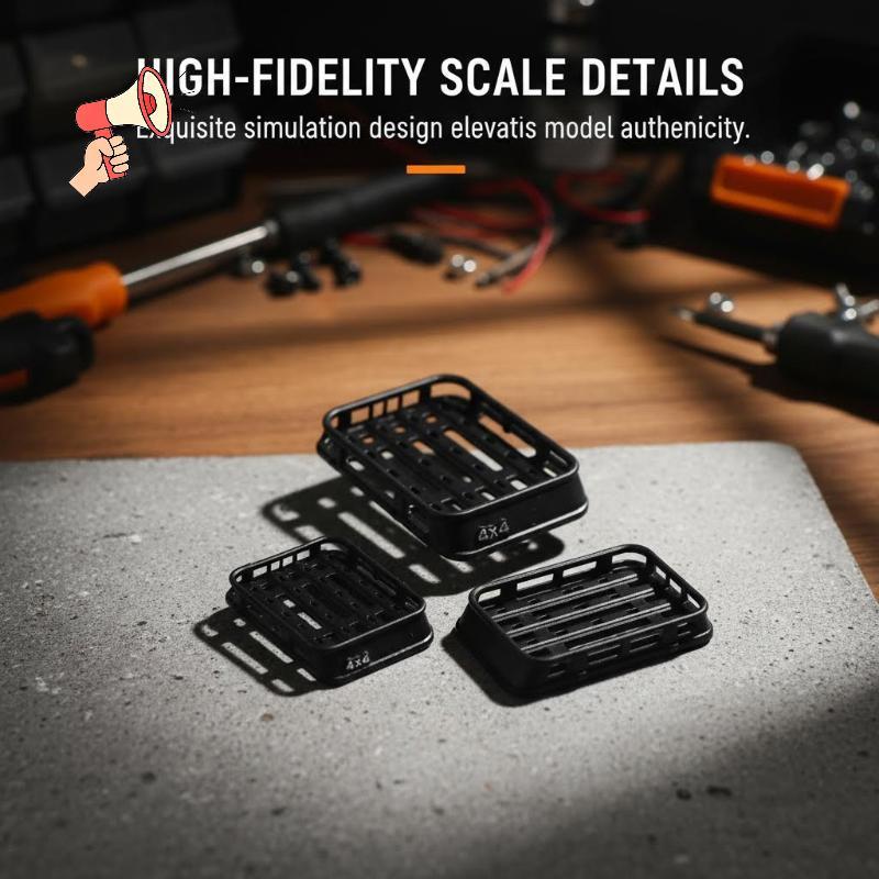 [MZ] 1: 64 1/43 คู่มือจําลองกระเป๋าเดินทาง Ra Lc76 Roof Ra 4X4 Garage Micro-landscape ฉากตกแต่ง [TH]