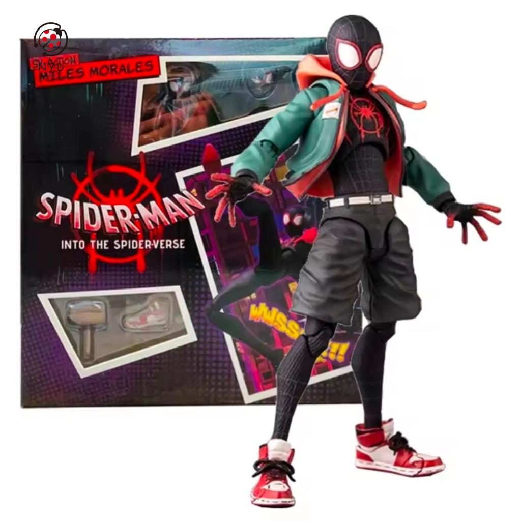 Marvel Spider-Man Miles Morales PVC Action Figure - SHFiguarts ของเล่นสําหรับเด็กผู้ชาย