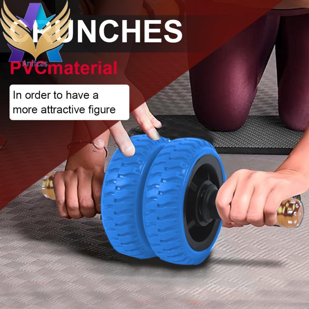 Ab Roller Wheel Ab Ab Ab Ab Ab อุปกรณ์ออกกําลังกายล้อออกกําลังกาย (สีน้ําเงิน)