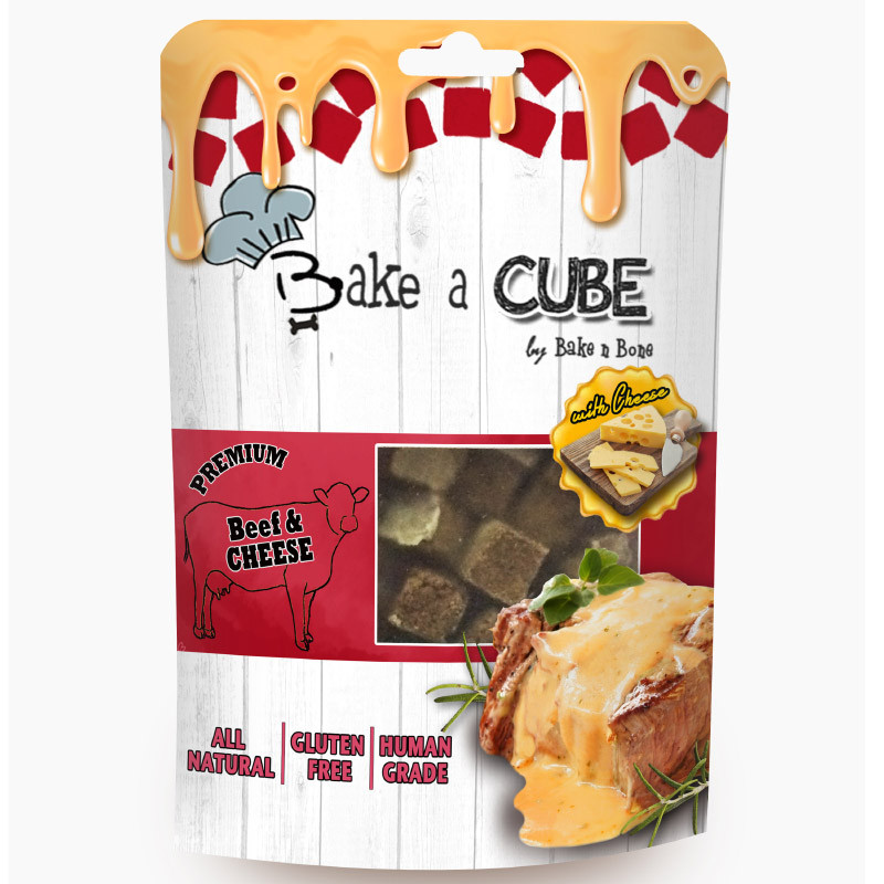 เบคแอนด์โบนเนื้อวัวและชีสอบแห้ง 70กรัม(C Bake N Bone Beef And Cheese Cube 70g.(C [หมายเลขบาร์โค้ด 88